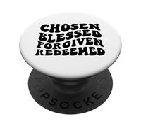 Dieu chrétien béni Choisi, Hommes, Femmes et chrétiens adorent PopSockets PopGrip Adhésif