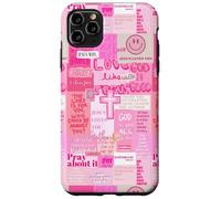 Dieu chrétien Jésus Sauve Un Collage de versets de la Bible Girly Y2k Coque pour iPhone 11 Pro Max