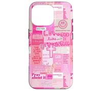Dieu chrétien Jésus Sauve Un Collage de versets de la Bible Girly Y2k Coque pour iPhone 16 Pro