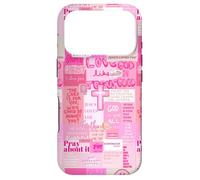 Dieu chrétien Jésus Sauve Un Collage de versets de la Bible Girly Y2k Coque pour iPhone 17 Pro