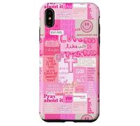 Dieu chrétien Jésus Sauve Un Collage de versets de la Bible Girly Y2k Coque pour iPhone XS Max