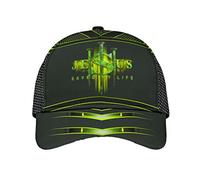 Dieu Christ A Sauvé Ma Vie INOX Couleur Vert Style Lumière Verte Homme Femme Chapeaux Pare-Soleil Séchage Rapide Casquette De Baseball Anti-UV Strapback Cap pour Trucker Camping Adulte