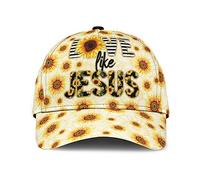 Dieu Christ Tournesol Amour comme Christ Homme Femme Casquettes Snapback Décontracté Chapeau Soft Snapback Cap pour Running Sport Extérieur
