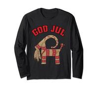 Dieu de chèvre de Noël suédois de paille Jul Nordic Julbock Manche Longue