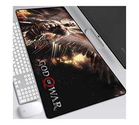 Dieu de la guerre, C Tapis de Souris Gaming XXL, 900x400mm, Anime Mouse Pad - Surface spéciale améliore la Vitesse et la précision, 3mm Base en Caoutchouc Antidérapant Surface-pour Ordinateur et PC