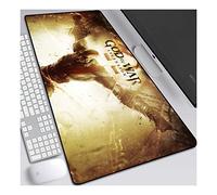 Dieu de la Guerre, D Tapis de Souris XL 900x400mm Hydrorésistant Anime Mouse Pad Grand Tapis de Souris Gamer avec Base en Caoutchouc Anti-Glissant Surface Texturée pour Ordinateur et PC