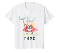 Dieu de la mythologie Nordique Thor Viking pour Enfants garçons Filles T-Shirt