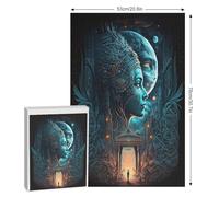 Dieu de la Sagesse Puzzle EnfFourmis 1000pcs, Puzzles en Bois- Kit Bricolage Relax Jeux pour Adolescents Et Adultes Cadeaux 78×53cm