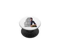 Dieu Dit Michelle Obama Motivation de l'amour Mois de l'histoire des Femmes PopSockets PopGrip Adhésif
