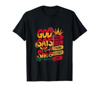 Dieu Dit Que C'est Une Femme Noire Magique T-Shirt