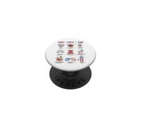 Dieu Dit Que Je suis aimé, Puissant, Fort, Unique, protégé PopSockets PopGrip Adhésif
