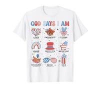 Dieu Dit Que Je suis aimé, Puissant, Fort, Unique, protégé T-Shirt