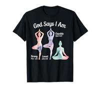 Dieu Dit Que Je suis Fort, aimé et Capable (Écriture) T-Shirt