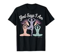Dieu Dit Que Je suis Fort et Capable | Yoga chrétien T-Shirt