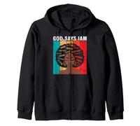 Dieu Dit Que Je suis pardonné, Choisi, Unique, spécial, Charmant, Fort, P Sweat à Capuche