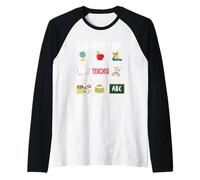 Dieu dit que je suis professeur : fort, accepté, audacieux, racheté Manche Raglan