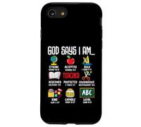 Dieu Dit Que Je suis Professeur Retourner à l'école Coque pour iPhone SE (2020) / 7/8