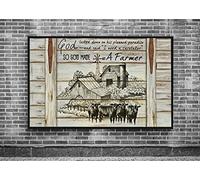 Dieu dit que vous êtes unique, spécial, beau, précieux, fort, vache choisie, fleur, affiche, signalisation rétro, pub, café, restaurants, homme des cavernes, décoration murale, panneau en métal, 6 x 8