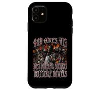 Dieu donne aux intestins irritables un bootleg de mème drôle et dur Coque pour iPhone 11