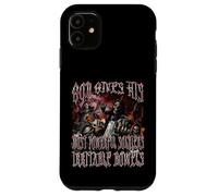 Dieu donne aux intestins irritables un bootleg de mème drôle et dur Coque pour iPhone 11
