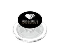 Dieu écoute et Moi Aussi, conseillère chrétienne PopSockets PopGrip pour MagSafe