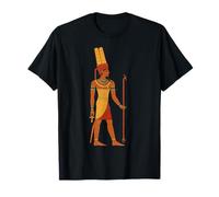 Dieu égyptien Amun Egypte Amun-Ra Plume Couronne T-Shirt