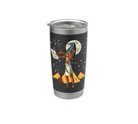 Dieu égyptien Thot Pyramides égyptiennes Ankh Mythologie Gobelet isotherme en acier inoxydable double paroi