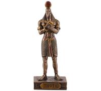 Dieu égyptien Thoth, miniature, bronze/coloré par Veronese