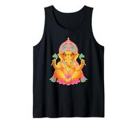 Dieu éléphant Spirituel coloré Ganesh Art Hindou Débardeur