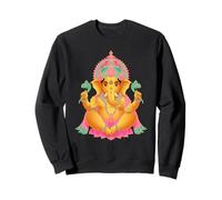 Dieu éléphant Spirituel coloré Ganesh Art Hindou Sweatshirt