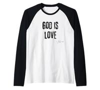 Dieu est Amour (1 Jean 4:8) Bible, Foi et Amour Manche Raglan