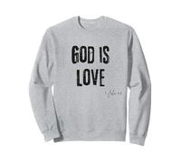 Dieu est Amour (1 Jean 4:8) Bible, Foi et Amour Sweatshirt