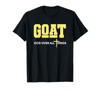 Dieu est au-dessus de toutes choses pour les hommes, fête des pères chrétiens T-Shirt