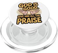 Dieu est Bon. Donnez-Lui Toutes Les louanges PopSockets PopGrip pour MagSafe