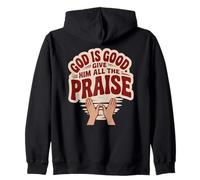 Dieu est Bon. Donnez-Lui Toutes Les louanges Sweat à Capuche