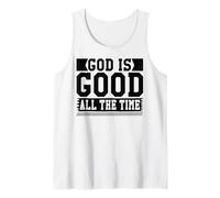 Dieu est Bon, Tous Les Christ Chrétiens Dieu Croix Hommes et Femmes Débardeur