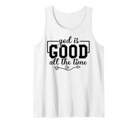 Dieu est Bon, Tous Les Christ Chrétiens Dieu Croix Hommes et Femmes Débardeur