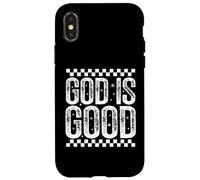 Dieu est Bon Tout Le Temps Ministre Religieux chrétien rétro Coque pour iPhone X/XS