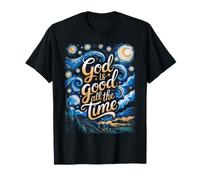 Dieu est Bon Tout Le Temps Verset biblique chrétien Jésus Faith T-Shirt