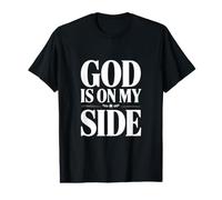 Dieu est de Mon côté T-Shirt Graphique avec Valeur