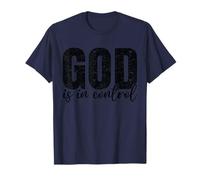 Dieu est en contrôle de la Foi chrétienne - Verset de la Bible Religieux T-Shirt