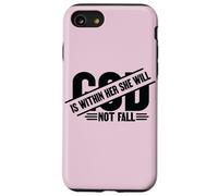 Dieu est en Elle, Elle ne faillira Pas au Dieu chrétien, à l'amour des Femmes. Coque pour iPhone SE (2020) / 7/8