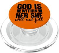 Dieu est en Elle, Elle ne faillira Pas au Dieu chrétien, à l'amour des Femmes. PopSockets PopGrip pour MagSafe