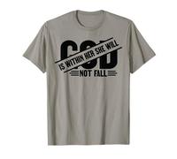 Dieu est en Elle, Elle ne faillira Pas au Dieu chrétien, à l'amour des Femmes. T-Shirt