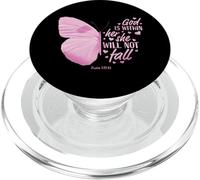 Dieu est en Elle, Elle ne tombera Pas dans Les Paroles chrétiennes PopSockets PopGrip pour MagSafe