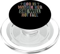 Dieu est en Elle, Elle ne tombera Pas, sa Force fidèle PopSockets PopGrip pour MagSafe