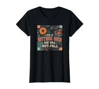 Dieu est en Elle, Elle ne tombera Pas T-Shirt Graphique avec Valeur