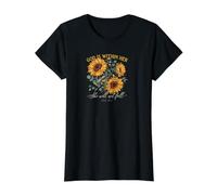 Dieu est en Elle, Elle ne tombera Pas T-Shirt Graphique avec Valeur