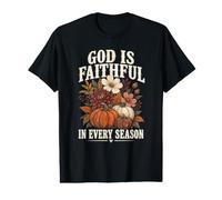 Dieu est fidèle en Toute Saison chrétienne, Automne, Automne, Foi T-Shirt Graphique avec Valeur
