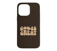 Dieu Est Grand Eglise Foi Bible Femmes Chrétiennes Coque pour iPhone 14 Pro Max